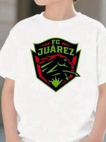 2026,-shirt that can be worn by both boys and girls,Comfortable and breathable, Camiseta con Estampado de Caballo Juárez para Niño, Estilo Deportivo y Urbano, Algodón Suave y Transpirable, para Uso Diari - Negro - Ver 1
