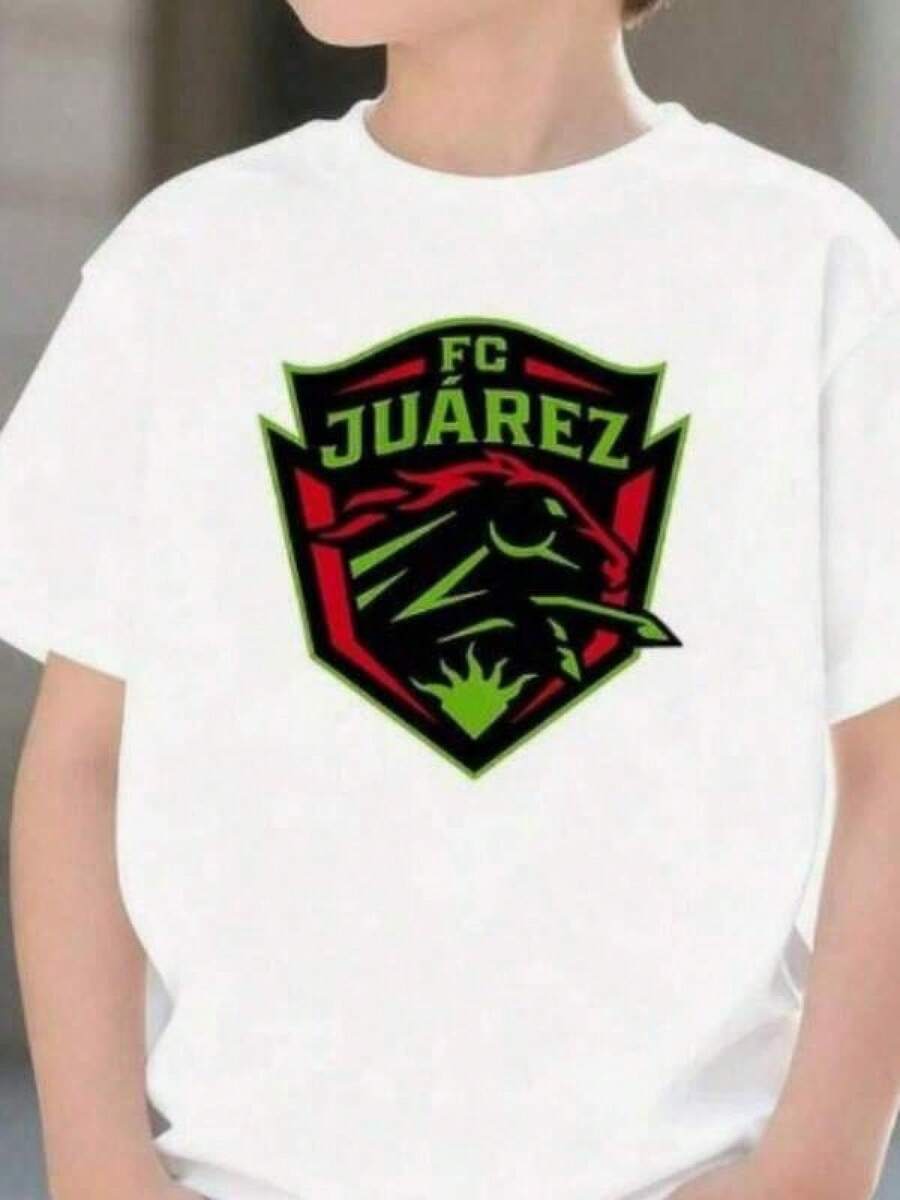 2026,-shirt that can be worn by both boys and girls,Comfortable and breathable, Camiseta con Estampado de Caballo Juárez para Niño, Estilo Deportivo y Urbano, Algodón Suave y Transpirable, para Uso Diari - Negro - Ver 1