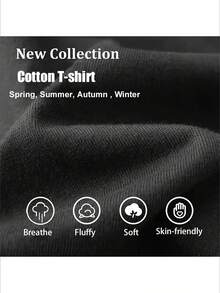 Regalo divertido para maestra, camiseta con lazo de manzana, top casual de de cuello redondo y manga corta, tela, ropa de mujer a la moda - Negro - Ver 4