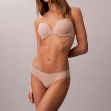 Calvin Klein Microfiber Stretch With Lace Bikini QD5271 - Cedar - View 4
