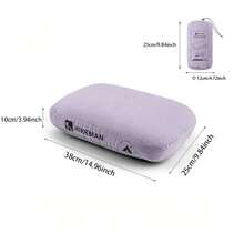1-Piece Outdoor Camping Pillow, Available In 4 Colors, Outdoor Memory Foam Pillow, Portable Neck Pillow, Suitable For Outdoor Camping And Travel, The Best Gift Choice - Purple - View 11