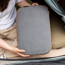 1-Piece Outdoor Camping Pillow, Available In 4 Colors, Outdoor Memory Foam Pillow, Portable Neck Pillow, Suitable For Outdoor Camping And Travel, The Best Gift Choice - Purple - View 6