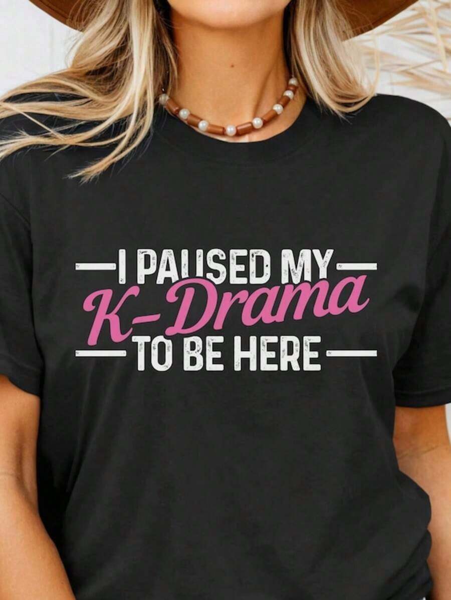 Nueva Llegada 2026: Camiseta "Disparo Como Una Chica Que Quiere Una Lección" - Camiseta Divertida de Caza con Diseño de Ciervos, Alces y Patos - Para Cazadoras - Tela Suave, Transpirable, 100% Algodón, Uso Diario, Camiseta de Mujer con Estampado Gráfico - Negro 4 - Ver 1
