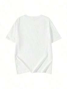 Playera de Mujer con Versículo Bíblico "LA VIDA ETERNA", Camiseta de Fe Cristiana y Mensaje Positivo, Blusa de Estilo Inspirador y Religioso, Top Casual con Letras de Colores para Regalo - Blanco - Ver 3