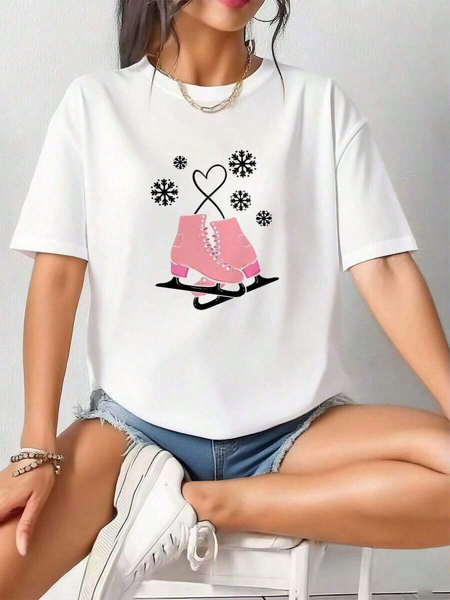 1 pieza Camiseta "En un mundo donde puedes ser cualquier cosa, sé amable", Camiseta Arcoíris "Sé amable", Camiseta "Sé amable", Camiseta "Lenguaje", Camiseta "Amabilidad", Camiseta "Acuarela Sé amable", 180g Algodón 100% - Blanco 1 - Ver 1