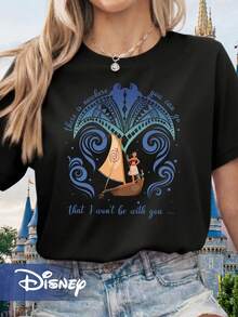 Disney Moana And Grandma Tala T-Shirt - 黑色 - 查看 6