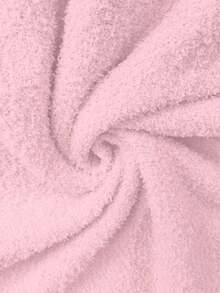 Chaleco de lana sin mangas de estilo elegante francés color albaricoque con cuello alto, corte asimétrico, adecuado para salir y asistir a fiestas, otoño/invierno - Rosa - Ver 4