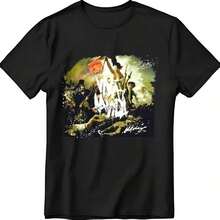 New Arrival 2026 VTG Three Dog Night Band Black Short Sleeve Unisex T-Shirt Gift For Fans B0710_22 Soft Breathable Fabric Fashion 100% Cotton Daily Wear Graphic Print Women's T-Shirt - 黑色 12 - 查看 7