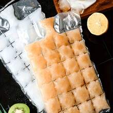 四季皆宜的超实用冷冻托盘，适用于户外厨房工具和饮料冷却——可堆叠模具，易于填充设计。必备冰箱配件和派对用品，冰袋，冰镇冰袋 - 透明的 - 查看 6