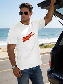 Men T-Shirts - White - View 1