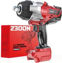 High Torque Impact Driver, 21V Cordless Electric Screwdriver, Rechargeable Power Tool With Variable Speed, LED Work Light & Non-Slip Handle For Home Repair, DIY Projects, Construction - Set for  20v Battery (Battery Not Included) - View 1