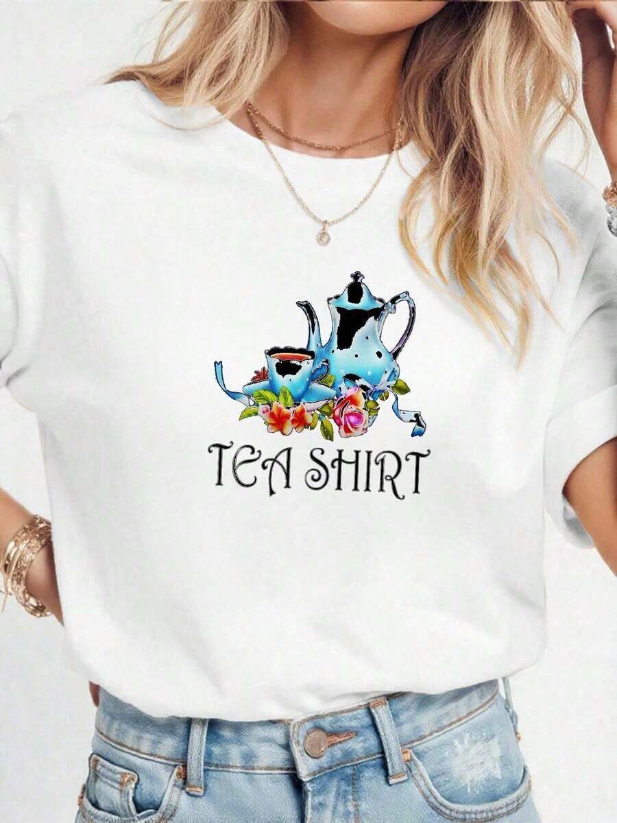 1 pieza Camiseta "En un mundo donde puedes ser cualquier cosa, sé amable", Camiseta Arcoíris "Sé amable", Camiseta "Sé amable", Camiseta "Lenguaje", Camiseta "Amabilidad", Camiseta "Acuarela Sé amable", 180g Algodón 100% - Blanco 3 - Ver 1