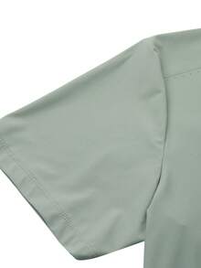 TECTOP Men's Golf Polo Shirt, Comfortable Breathable, Button Design, Suitable For Outdoor Sports & Fitness - Green - View 6