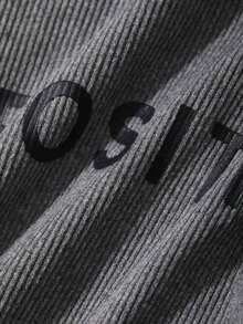 Camiseta de mujer de manga corta y cuello redondo, informal, con estampado de letras para el verano, camisetas gráficas - Gris 6 - Ver 6