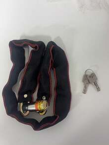 1个金属链锁，自行车防盗锁 - 鐵鍊鎖 - 查看 3