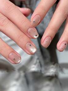 Paillettes pour nail art en forme d'étoile 5-Star, ultra-fines 1,5 mm/2 mm/3 mm, taille mixte, mini autocollants d'ongles colorés, fournitures et accessoires de salon de manucure, charms pour ongles - Multicolore - Voir 4