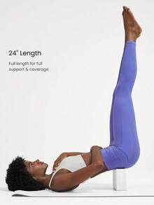 2026 GLOWMODE Featherfit™ High-Waisted Leggings With 24" Side Pocket - 長春花藍 - 查看 5