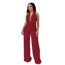 2-Piece Women's Outfit: Sexy Halter Neck, Low-Back, Tie-String, Solid Color Mesh Two-Piece Set - Màu xanh lam - Xem 7
