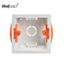 1 And 2 Input Drywall Switch And Socket Junction Box, 35mm Depth, UK Standard Wiring Box, Drywall Repair Box, Wall-Mounted Wiring Box, Pre-Flush Box For Plug - Black - View 9