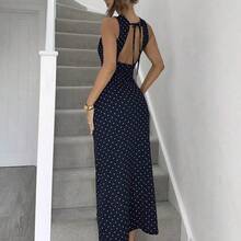 Women Long Dresses - Kopi biji utuh - View 3