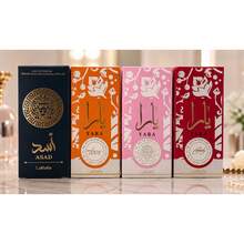 Lattafa Perfume Discovery Set - 4Pcs X 10ml Travel Size Yara Pink, Tous, Candy & Asad EDP, Long Lasting Arabian Fragrance Collection, Portable Mini Spray Atomizer Set For Men & Women - 甜美風 - 查看 2