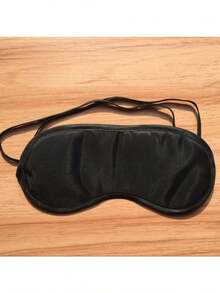 Polka Dot Pattern Silk-Like Elastic Blackout Eye Mask For Comfortable Sleep And Travel - 1pcs - View 7