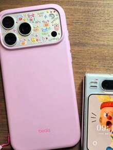 1 pièce Autocollant en résine style Ins, décalcomanie auto-adhésive amusante de petit monstre avec expression de fruits & légumes, petit monstre de dessin animé mignon avec design d'expression de légumes & fruits, autocollant décoratif DIY compatible avec coque de téléphone (inclut film d'objectif compatible 17 Pro Max) / matériel de papeterie, matériel de planification, idéal pour usage personnel et ambiance - Autocollants de papeterie de dessin animé 1 - Voir 3