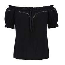 Women T-Shirts - 2521005 Revival Women's Blouse, Black - View 4