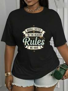 Suaves, transpirables y ligeras para comodidad durante todo el día. Ofrecemos camisetas de manga corta con cuello redondo estampadas, ropa casual de primavera y verano, blusas modernas lavables a máquina, regalos para las fiestas, camisetas para mujer, camisetas básicas casuales, ropa de mujer a la moda y artículos de moda versátiles. Cuello redondo clásico con un corte relajado que favorece todas las formas del cuerpo y es fácil de combinar con jeans, shorts y leggings. - Negro - Ver 12