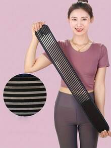 4pcs Adjustable Waist Support Belt, Made Of Elastic Spandex Material, Suitable For Yoga, Fitness, Pilates And Other Sports. Hand Washable Design With Hook And Loop Closure, No Electric Stretcher Needed. - Multicolor - View 6