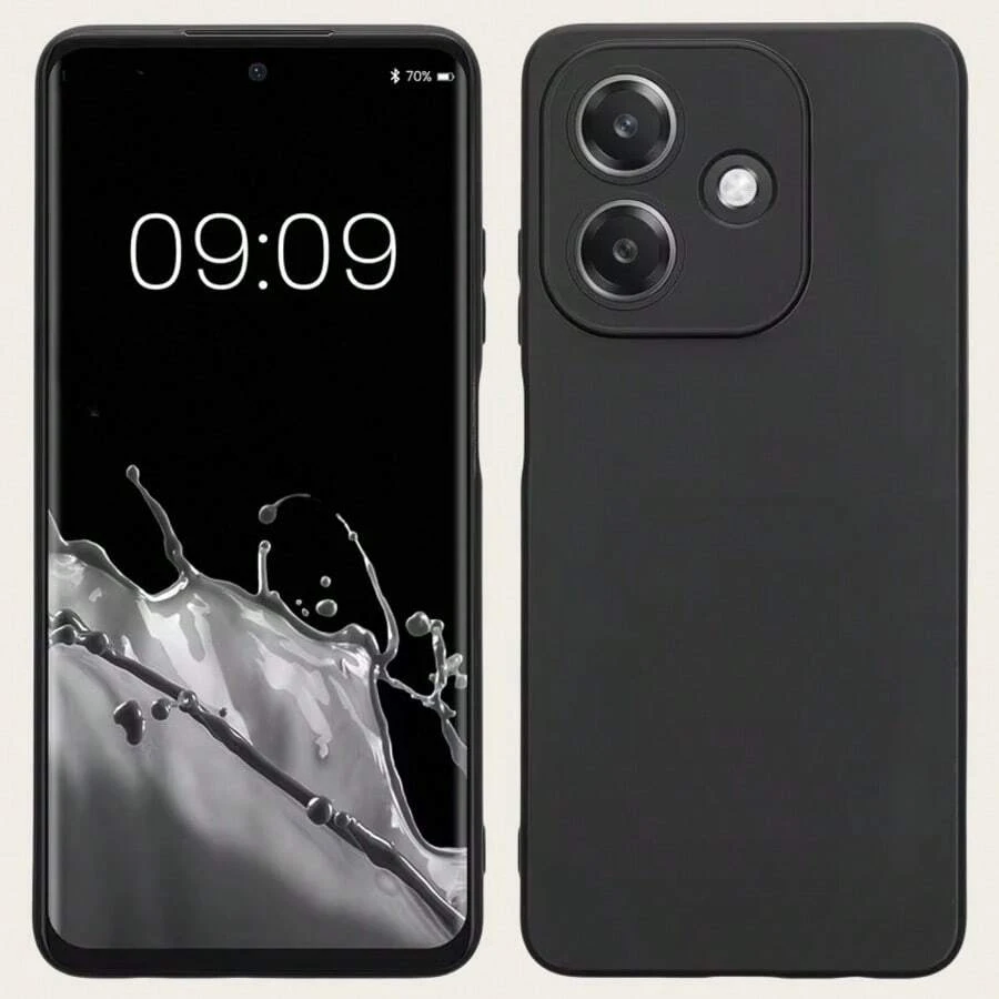 Casing Ponsel Matte Hitam Terbaru 2026, Kompatibel dengan 15T 5G / 15T PRO 5G / Poco M8 Pro / Poco C85 4G dan Model Lainnya. Lembut dan Nyaman di Genggaman, Anti Selip, Tahan Keringat dan Sidik Jari, Tahan Aus, Tahan Gores dan Tahan Jatuh. - Hitam - View 1