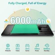 SOYES Android 15.0 2-in-1 Tablet, 24 GB RAM + 512 GB ROM (erweiterbar auf 1 TB), 10,1-Zoll-Display, optionale Tastatur, Schutzhülle und Stift. Angetrieben von einem leistungsstarken Quad-Core-Prozessor, erhältlich in 3 Konfigurationen. - Schwarz - Übersicht 8