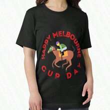 Canadian Of Guyana - Maple Leaf Cutout On The National Flag Of Guyana Classic T-Shirt Women's Tees - 黑色 16 - 查看 1