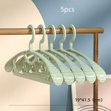 10pcs High Quality Seamless Large Clothes Hangers, Non-Slip Garment Rack, Easy Home Drying Hooks - Multicolor - View 17
