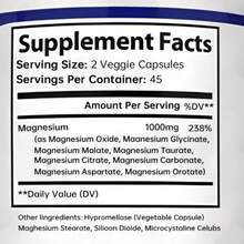 Miriyalyad Magnesium Complex Supplement 8 Elemental 1000mg - Magnesium Glycinate, Citrate, Malate, Taurate, Chelated For Easy Absorption For Bones, Muscle, Recovery, Energy, Vegan Non-GMO 90 Capsules - 3PCS - View 9