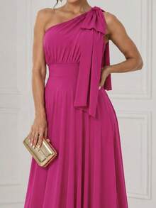 Women Dresses - Rose Red - View 2