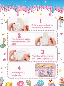 10 hộp bỏng ngô giấy hồng & xanh size 6/7, 67 hộp bỏng ngô dùng một lần chủ đề bánh donut & kem, hộp khoai tây chiên, hộp bánh mì, hộp đựng đồ ăn tiệc lễ hội & tráng miệng, trang trí tiệc mừng em bé, trang trí tiệc tiết lộ giới tính, khay đựng đồ ăn tiệc sinh nhật bé trai hoặc bé gái, phụ kiện tiệc sinh nhật em bé, quà tặng tiệc mừng em bé, hộp đóng gói quà tặng - Nhiều màu - Xem 9