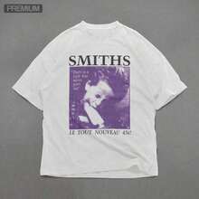Camiseta TheSmith, Camisetas de Algodón Premium ComfortColors, Camiseta Gráfica Thesmiths, Camisetas de Banda, Camisetas Gráficas Retro, Regalos, Playeras de Mujer - Blanco 7 - Ver 7
