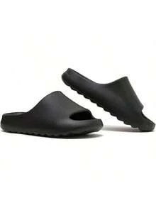 Cloud Slides For Women And Men, Platform Slides Slippers, Non-Slip Quick Drying Soft Lightweight Shower Shoes, Thick Sole Open Toe Slides Sandals For Indoor & Outdoor - Black - View 8