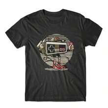 New Arrival 2026: Retro Rock N Roll Guitar Print T-Shirt For Men And Women, Soft And Breathable Fabric, 100% Cotton, For Everyday Wear, Graphic Print T-Shirt For Women - 黑色 4 - 查看 7