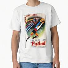 PANAMERIC-AN FÚTBOL Camiseta clásica con estampado publicitario de fútbol vintageEsta camiseta de algodón de 220 gramos es la combinación perfecta de comodidad y moda para cualquier aficionado al fútbol. Esta camiseta, especialmente diseñada para hombres y mujeres, utiliza tejidos suaves y transpirables para crear un ajuste fascinante y es ideal para días de competición o ropa casual. Hecho de algodón de alta calidad, duradero y suave al tacto. Ya sea que apoyes a tu equipo favorito, participes en un partido de ocio o disfrutes de un día relajado, esta camiseta multifuncional es el último complemento de tu armario. - Negro - Ver 6