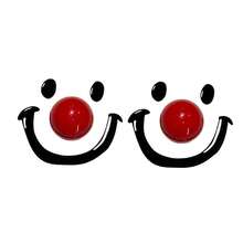 2pcs Dopamine Smiling Face Toilet Seat Lifter, Fashion Design, Handheld, Suitable For Bathroom With Water Source - Clown Toilet Seat Lid Holder - View 14