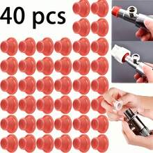 40pcs Silicone Faucet Gasket Sealing Rings - With Adhesive Tape, Prevent Dripping And Leakage, Waterproof And Durable, Waterproof Washers | Durable Faucet Sealing Rings, Bathroom Faucet Sealing Rings - Default - View 10