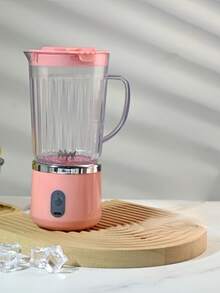 Portable Electric Juicer Blender, 750ML Large Capacity, Wireless USB Power Supply, 1500mAh Large Capacity Battery, One-Touch Cleaning, Suitable For Making Smoothies, Milkshakes And Fresh Fruit Juices. USB Rechargeable Portable Blender Cup - 1500mAh Lithium Battery, Multi-Functional Home And Outdoor Juicer, Plastic Material, Easy To Carry, Portable Blender|Fashion Blender Cup|Mini Blender - Multicolor - View 13