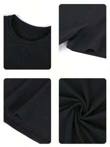 Women T-Shirts - Black - View 4