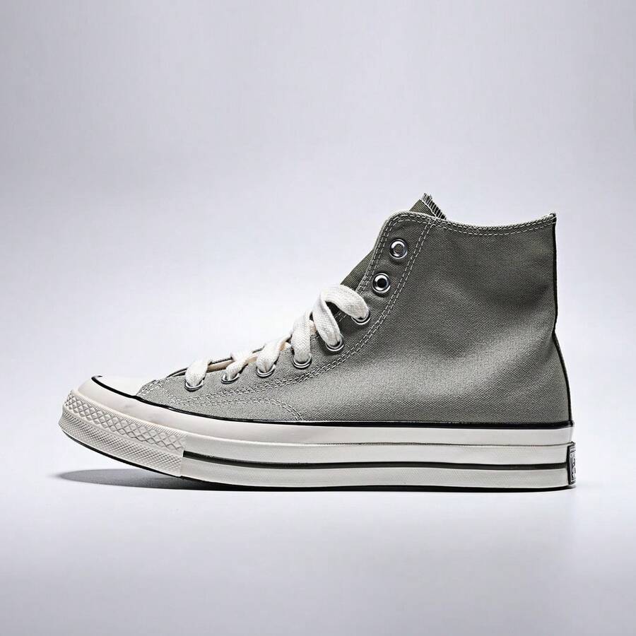 Converse Unisex Chuck Taylor 70S SEASONAL High-Top Canvas Shoes A17903C - Olive Green - View 1