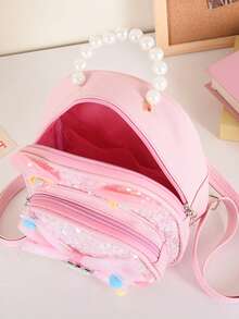 Dieser neue 1 Stück Pailletten-Rucksack hat eine Schleifenverzierung, ein lässiges aber stilvolles Design, einen Reißverschluss und verstellbare Schultergurte. Perfekt für den täglichen Gebrauch, Reisen und Einkaufen, er hält Ihre Essentials leicht. Ein vielseitiges Stück, dieser Modeliebhaber passt zu verschiedenen Stilen und Anlässen, wodurch er sehr anpassungsfähig ist. Er eignet sich auch hervorragend als Geschenk für Freunde. - Verschiedenfarbig - Übersicht 11