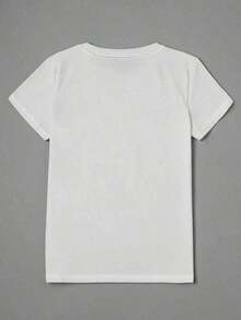 Ropa Casual para Mujer, Conjuntos Campestres, Blusas de Mujer, Camiseta de Verano con Estampado Floral, Top Casual de Manga Corta con Cuello Redondo para Primavera y Verano, Atuendo para el Día de la Madre, MujerFashion - Blanco - Ver 2