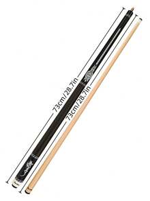 High-Quality Professional Billiard Cue, 57 Inch 1/2 Split Cue, Premium Maple Wood Material, Low Deflection Shaft, Anti-Slip Leather Grip, Precise And Comfortable Striking, [10/11.5/13mm]Three Tip Sizes Available, Ideal Choice For Beginners And Professional Players - Black - View 5