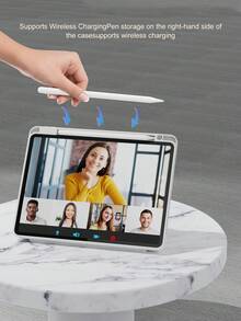 1 chiếc ốp lưng silicon gấp ba, dạng mỏng, chống sốc, chống rơi, có ngăn đựng bút, tương thích với các dòng máy Apple Mini 4/5/6, 9.7/10.2/10.5 inch, Air 4/5/6, thế hệ thứ 10, 10.9 inch, Pro 11 inch, Air 11 (M2), Air 13 và Pro 11 (M4). Mặt sau trong suốt, độ trong cao, cho phép tự thiết kế theo ý thích. Màu xám. - Màu Xám nhạt - Xem 7
